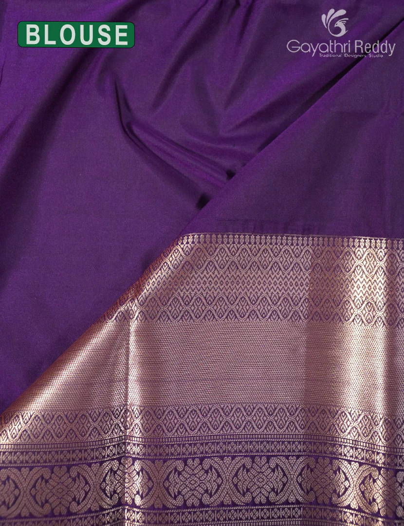ART SILK SAREE-AS186 - Image 3