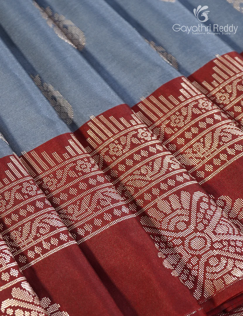 ART SILK SAREE-AS214 - Image 4