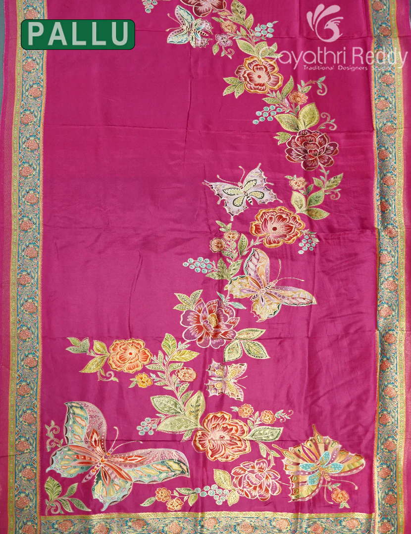 ART SILK SAREE-AS255 - Image 2
