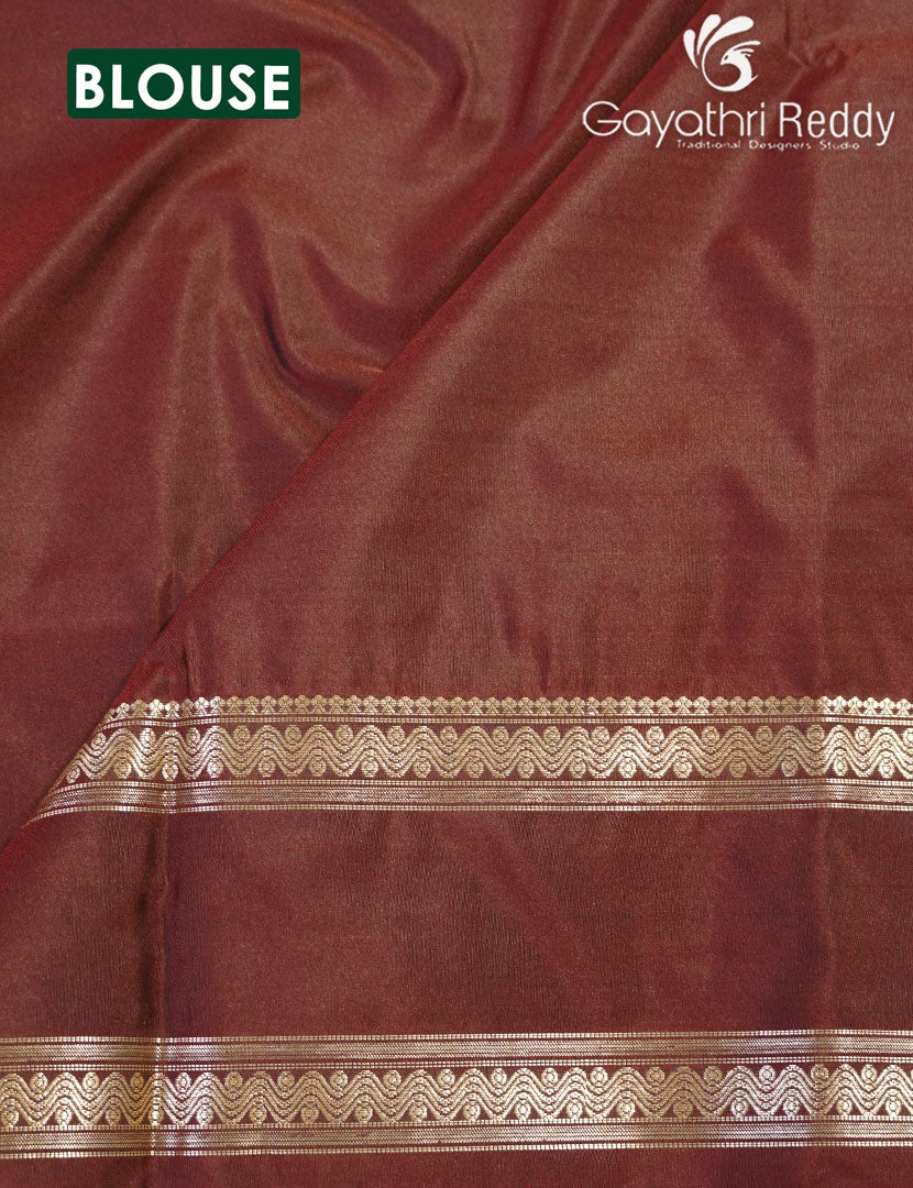 ART SILK SAREE-AS284 - Image 4