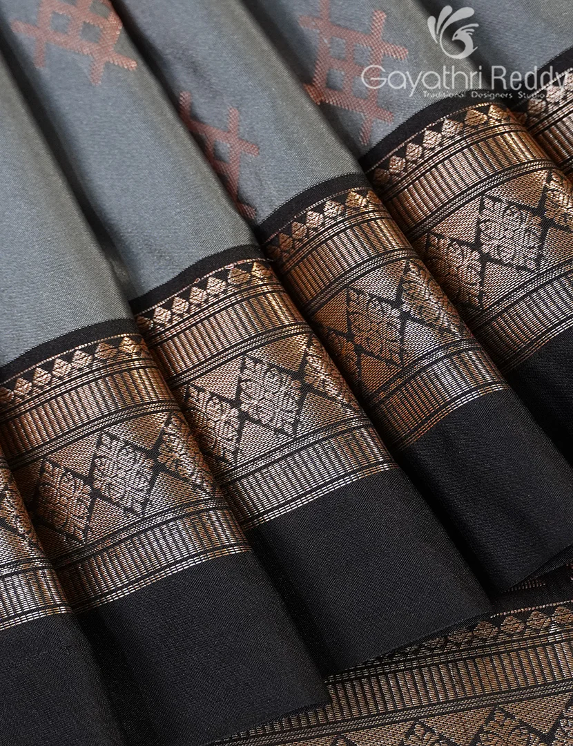 ART SILK SAREE-AS307 - Image 5
