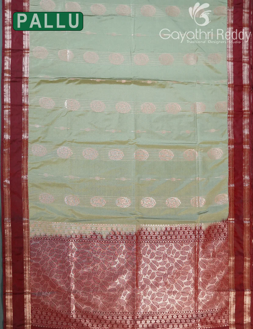 ART SILK SAREE-AS308 - Image 3