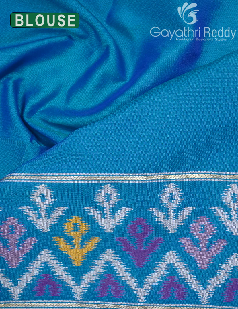 ART SILK SAREE-AS323 - Image 3