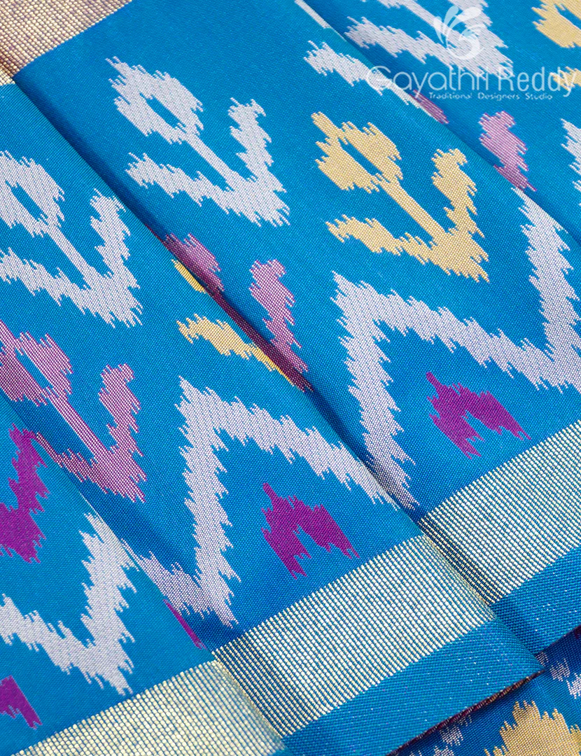 ART SILK SAREE-AS323 - Image 4