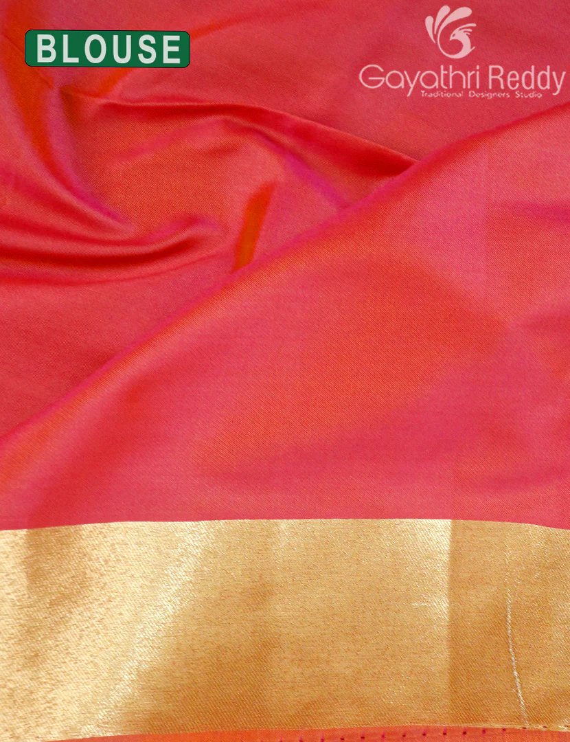 ART SILK SAREE-AS348 - Image 3