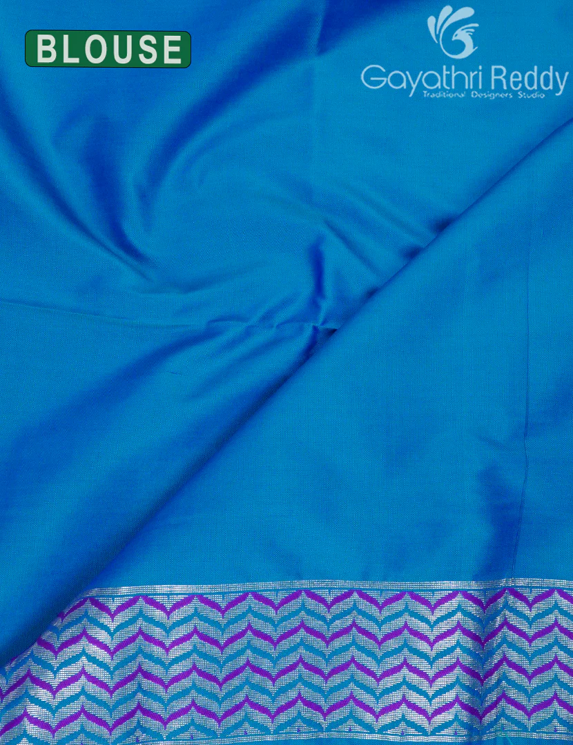 ART SILK SAREE-AS371 - Image 3