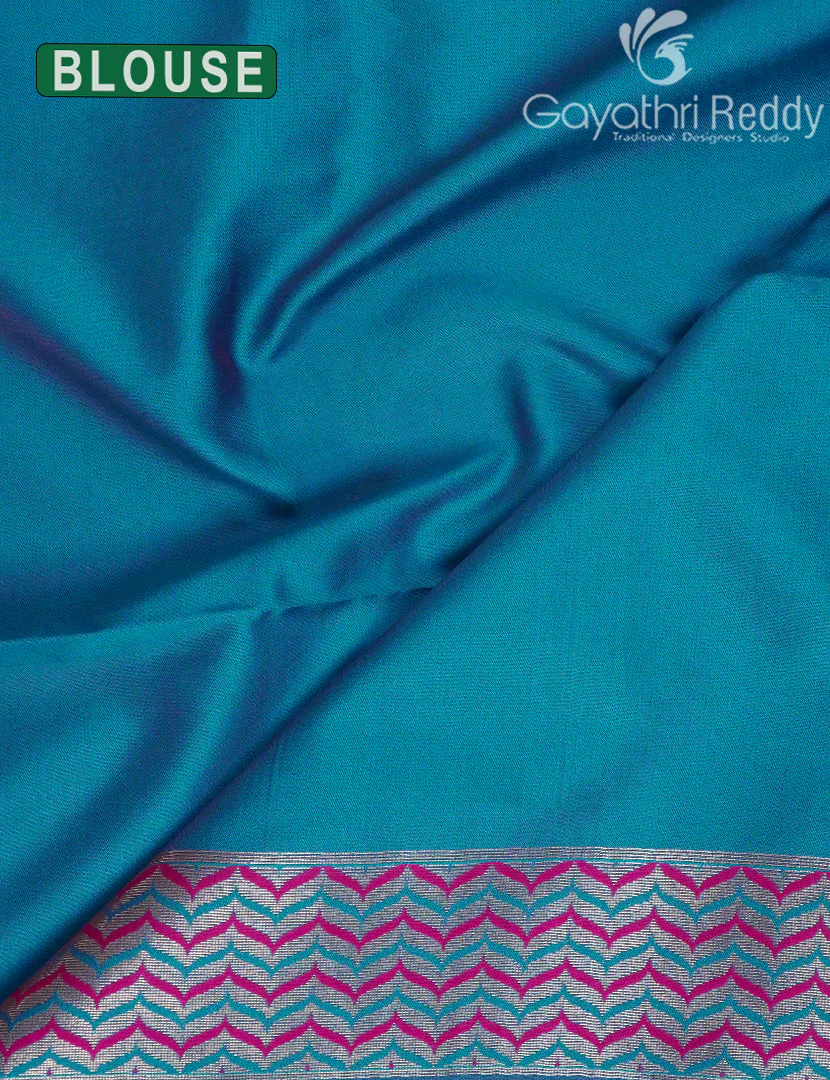 ART SILK SAREE-AS374 - Image 3