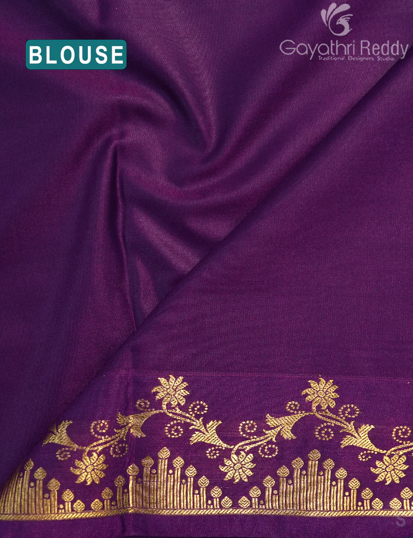 ART SILK SAREE-AS47 - Image 3