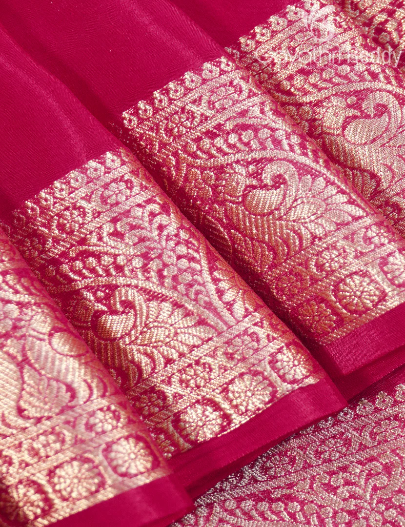 BANARAS CHIFFON SAREE-BCH10 - Image 5