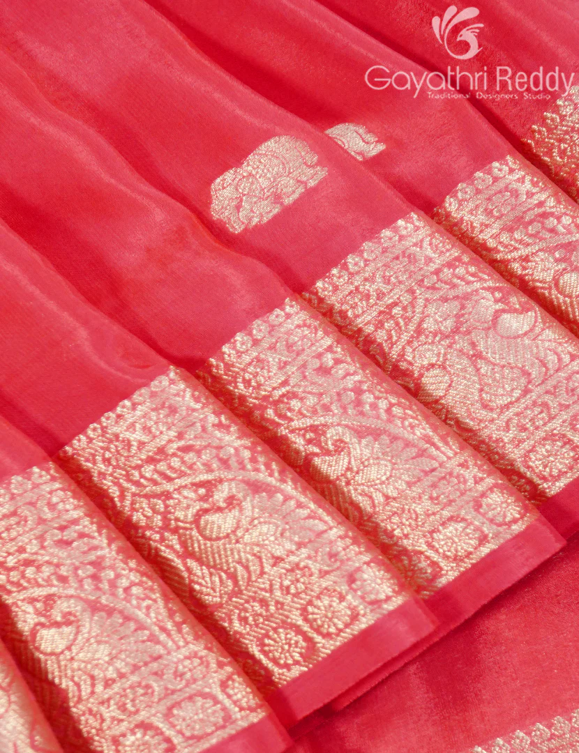 BANARAS CHIFFON SAREE-BCH3 - Image 5