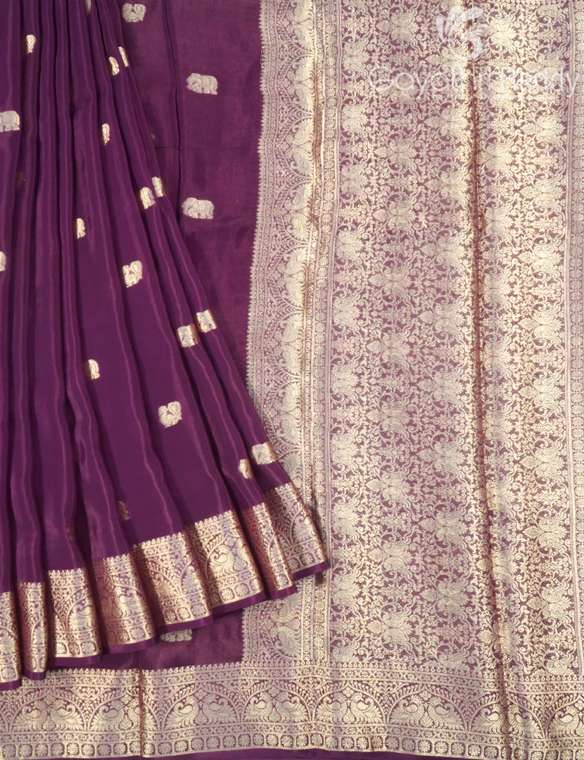 BANARAS CHIFFON SAREE-BCH5 - Image 2