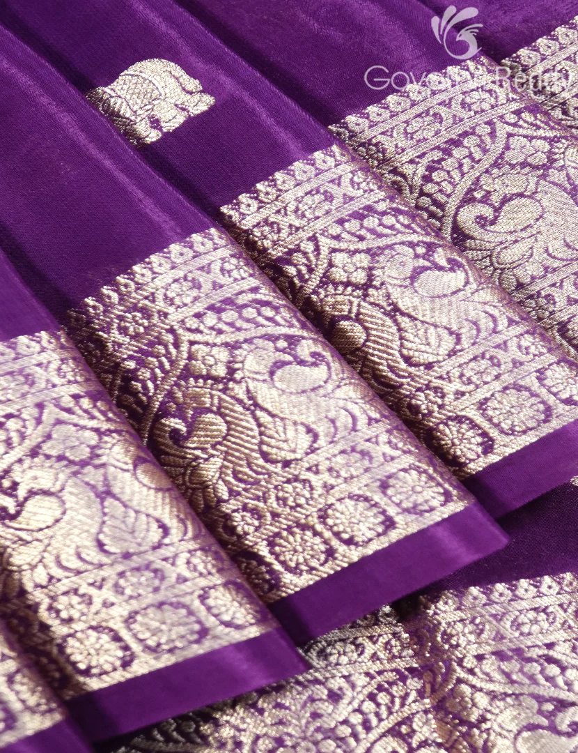 BANARAS CHIFFON SAREE-BCH7 - Image 5
