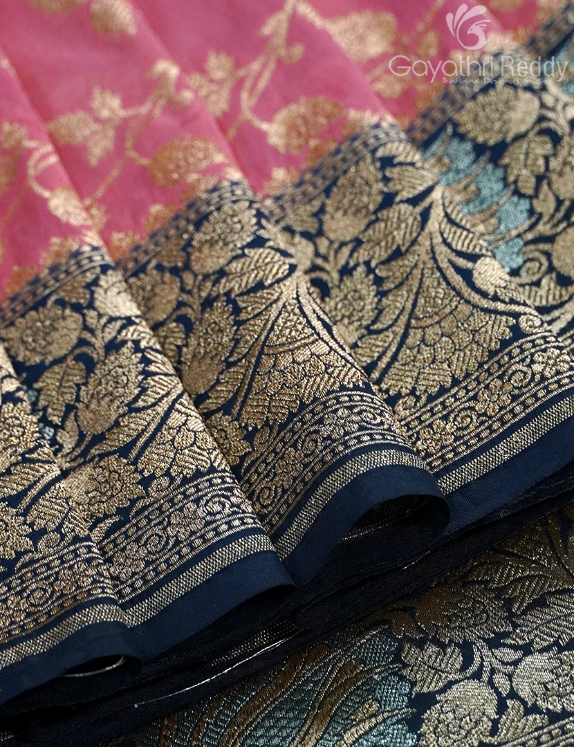 BANARAS KATAN SAREE-SBK688 - Image 4
