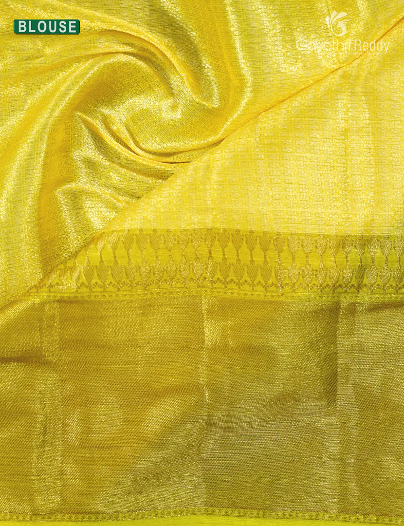 BANARAS PURE KORA COTTON SAREE-BKS155 - Image 3