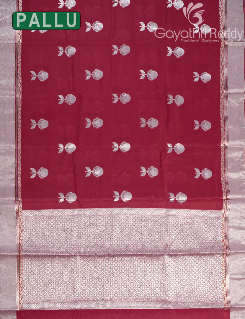 BANARAS MANGO SILK SAREE-PRM879 - Image 2