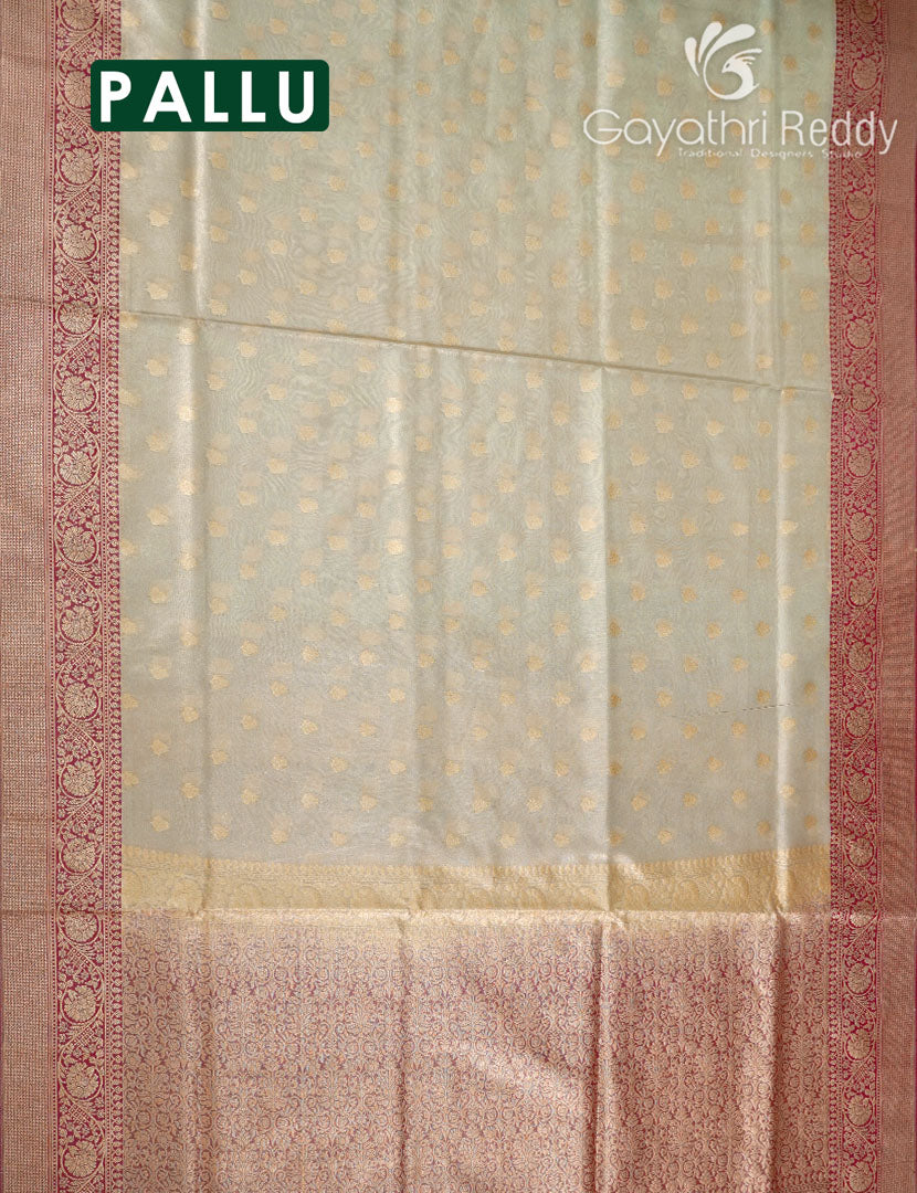 BANARAS TISSUE SAREE-BTK178 - Image 2