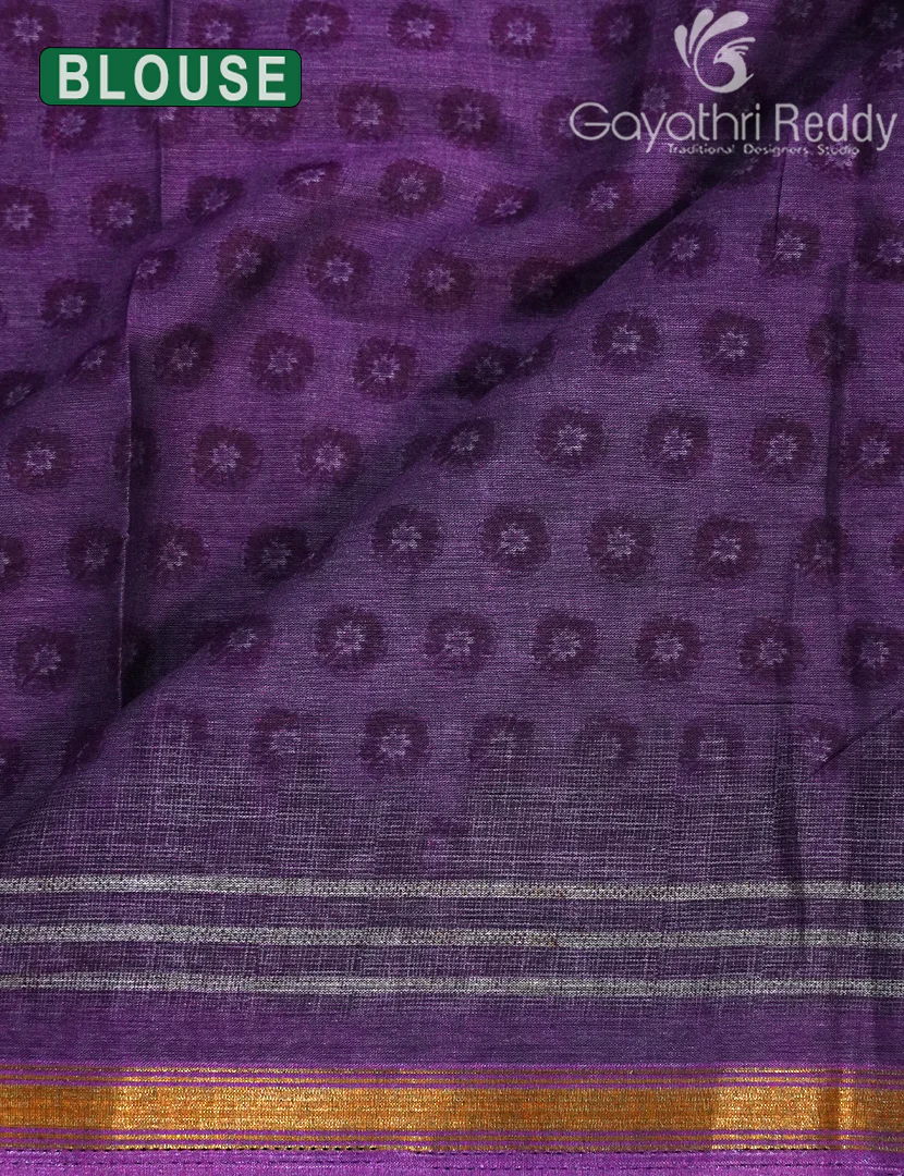 CHANDERI PRINTED SAREE-CHS255 - Image 3