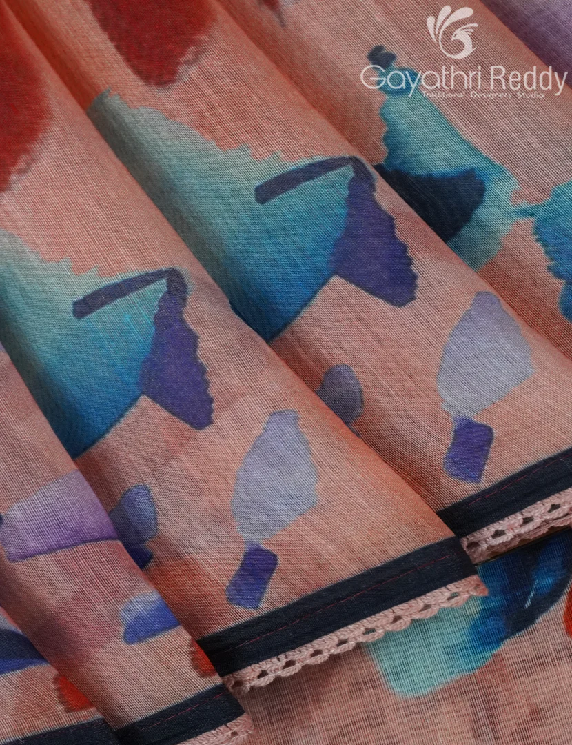 CHANDERI SILK SAREE-CPS1143 - Image 4