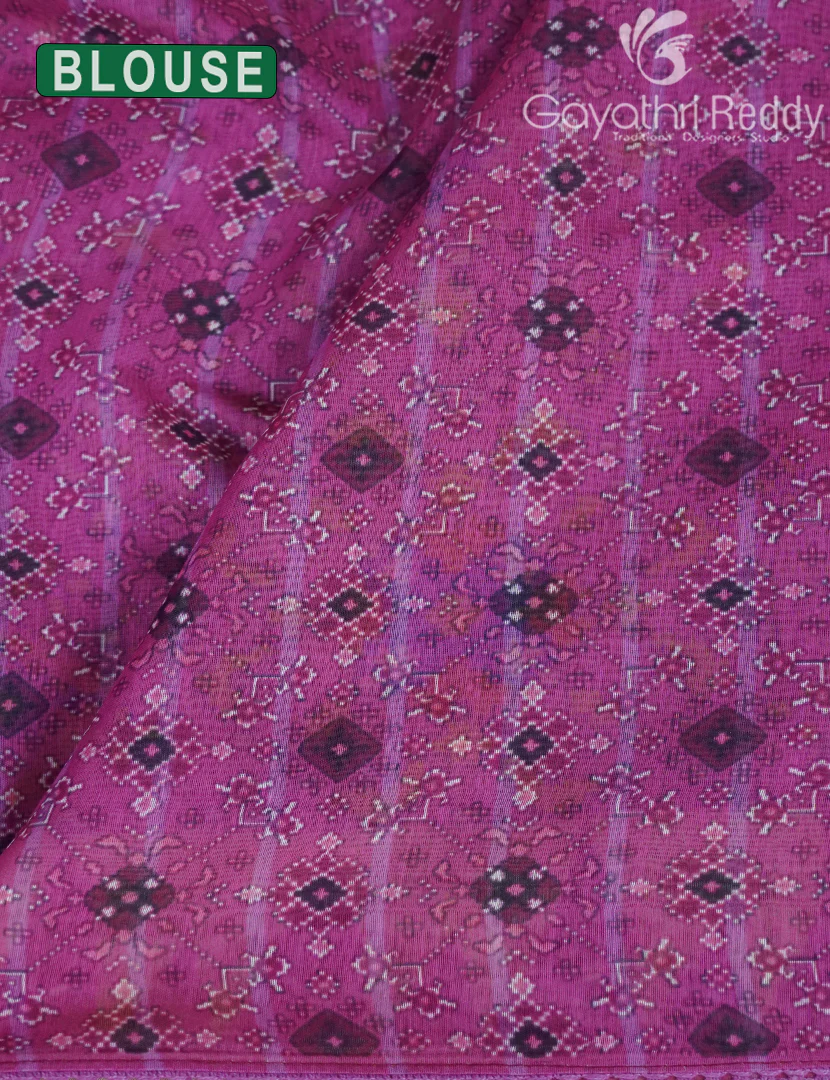 CHANDERI SILK SAREE-CPS1151 - Image 3