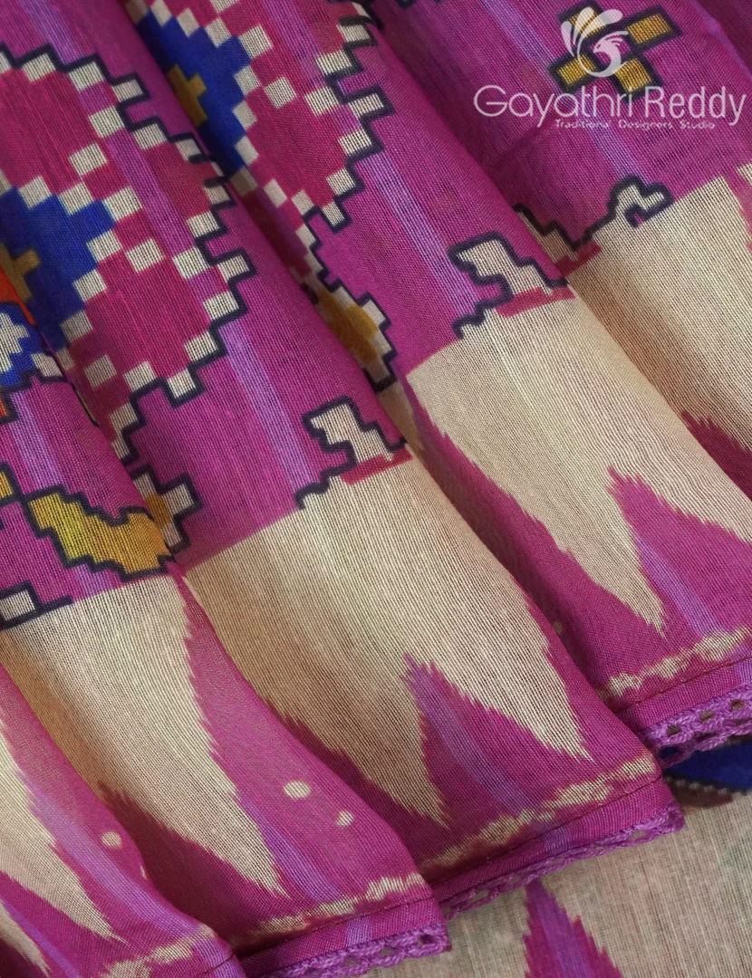 CHANDERI SILK SAREE-CPS1151 - Image 4