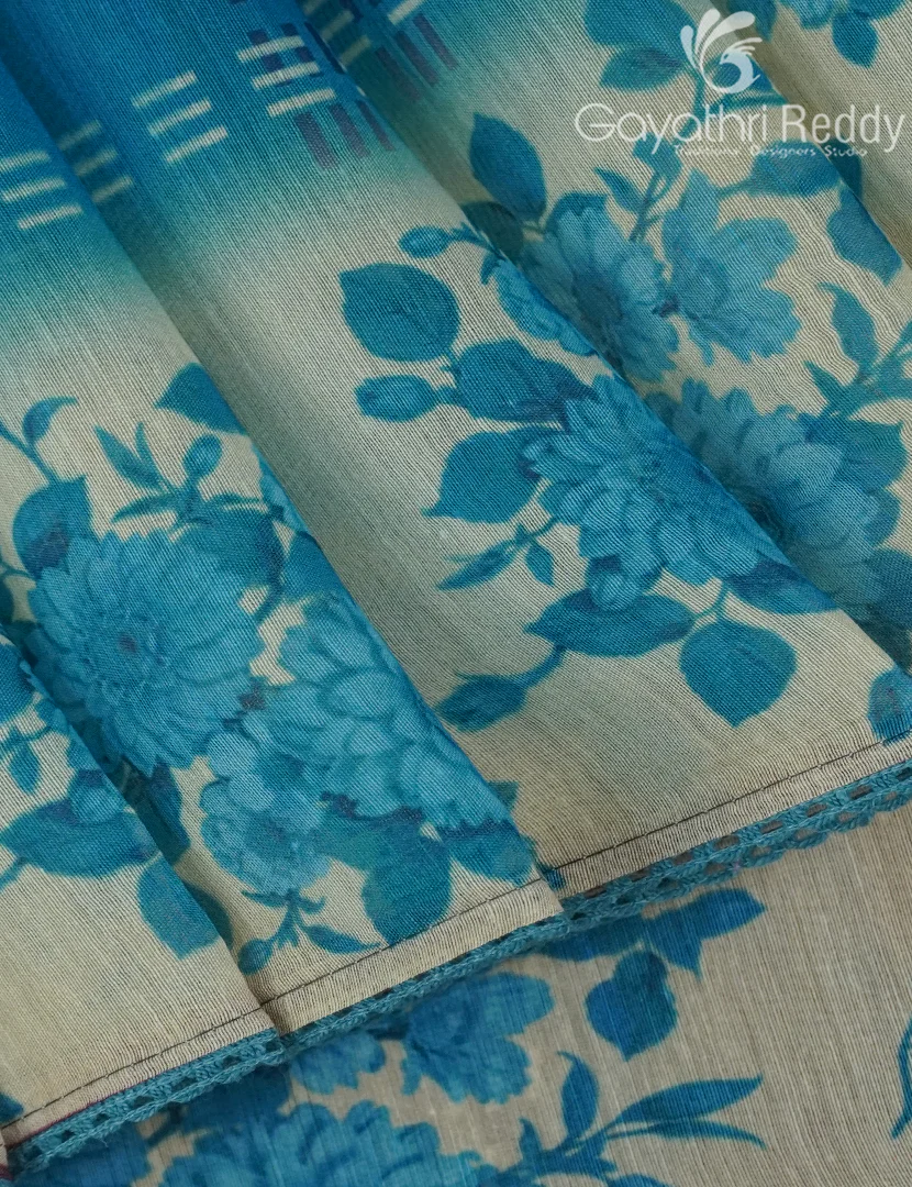 CHANDERI SILK SAREE-CPS1166 - Image 4