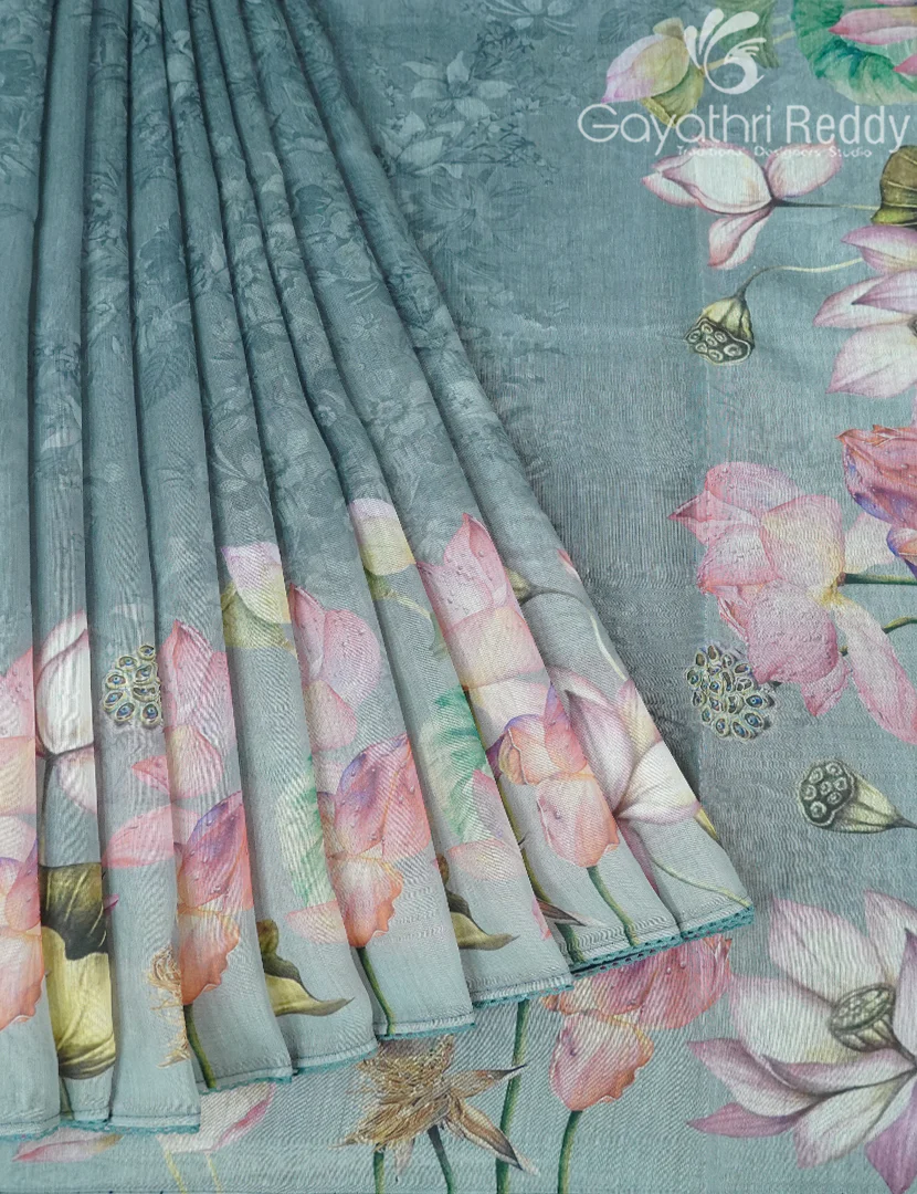CHANDERI SILK SAREE-CPS1075 - Image 2