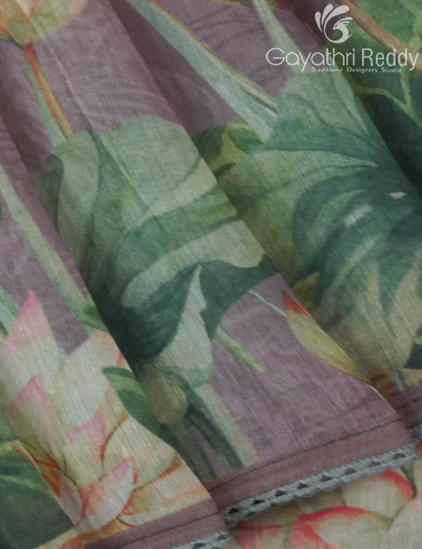 CHANDERI SILK SAREE-CPS1078 - Image 5