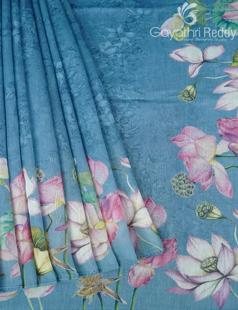 CHANDERI SILK SAREE-CPS1079 - Image 2