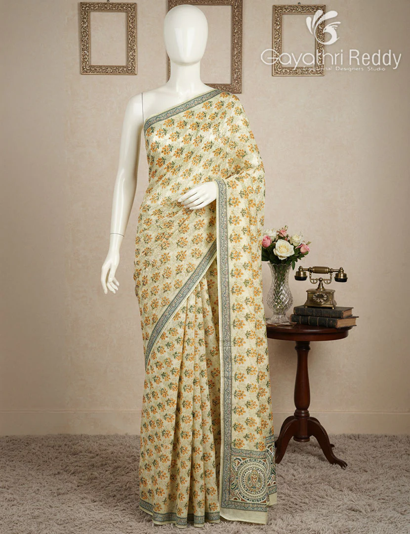 CHANDERI SILK SAREE-CPS1081
