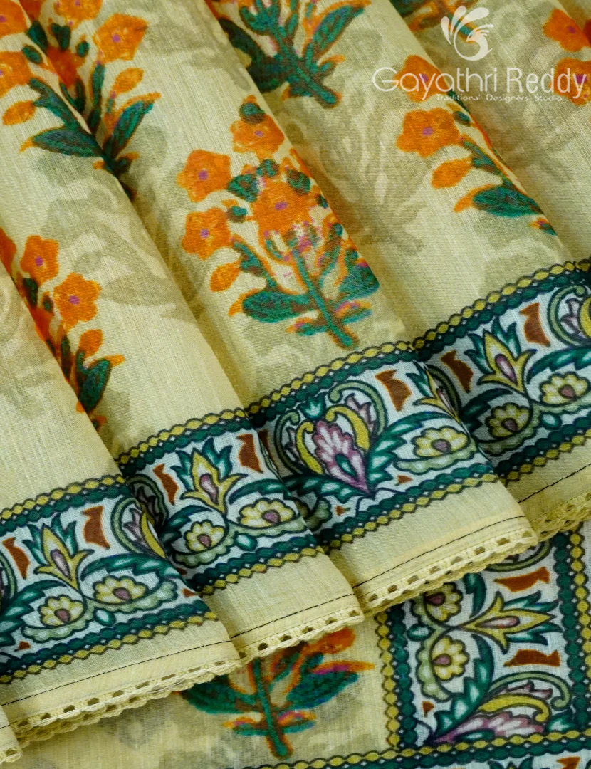 CHANDERI SILK SAREE-CPS1081 - Image 5