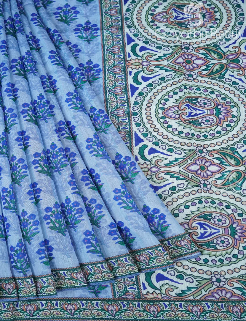 CHANDERI SILK SAREE-CPS1083 - Image 2