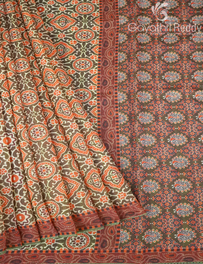 CHANDERI SILK SAREE-CPS1085 - Image 2