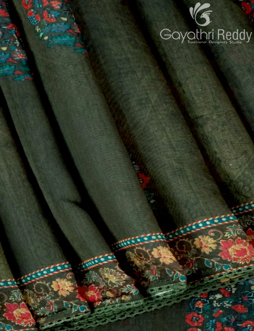 CHANDERI SILK SAREE-CPS1089 - Image 4