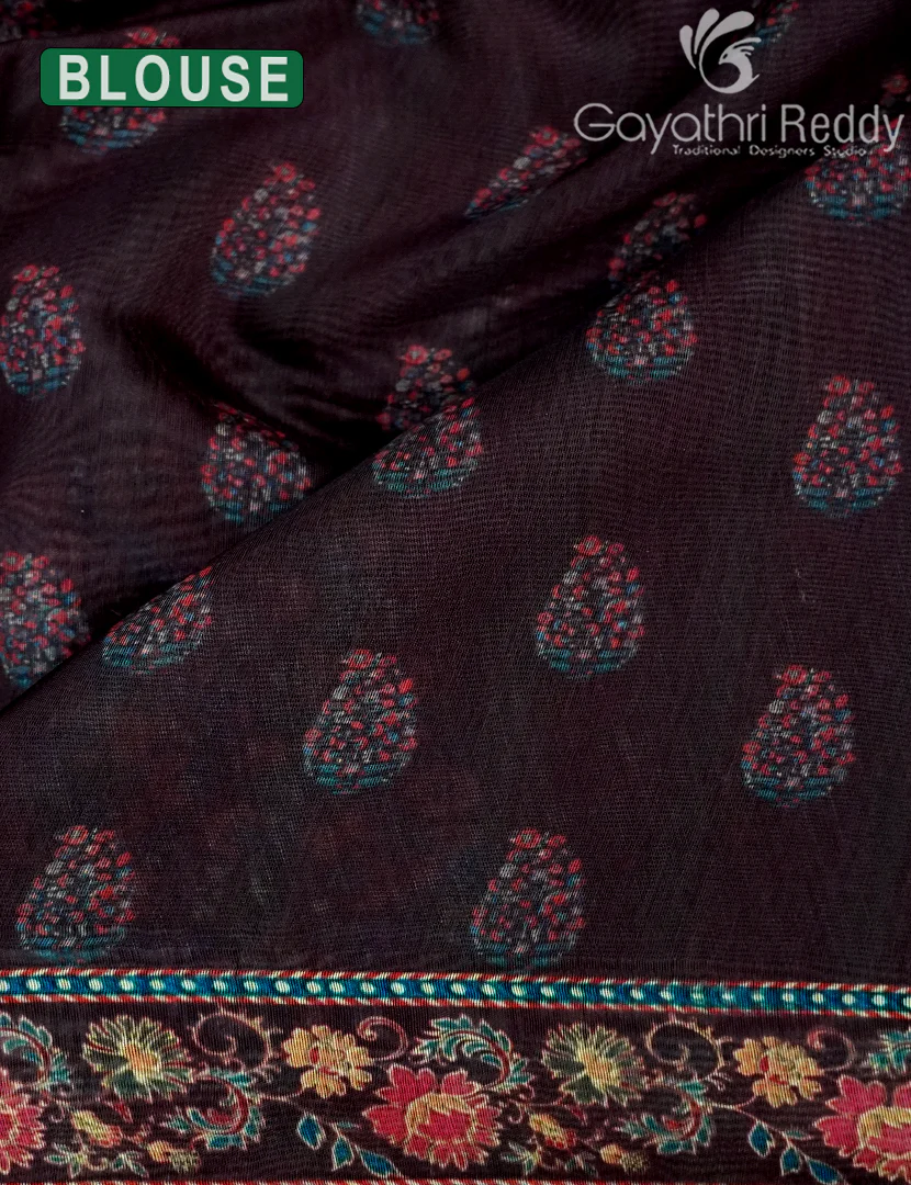 CHANDERI SILK SAREE-CPS1090 - Image 3