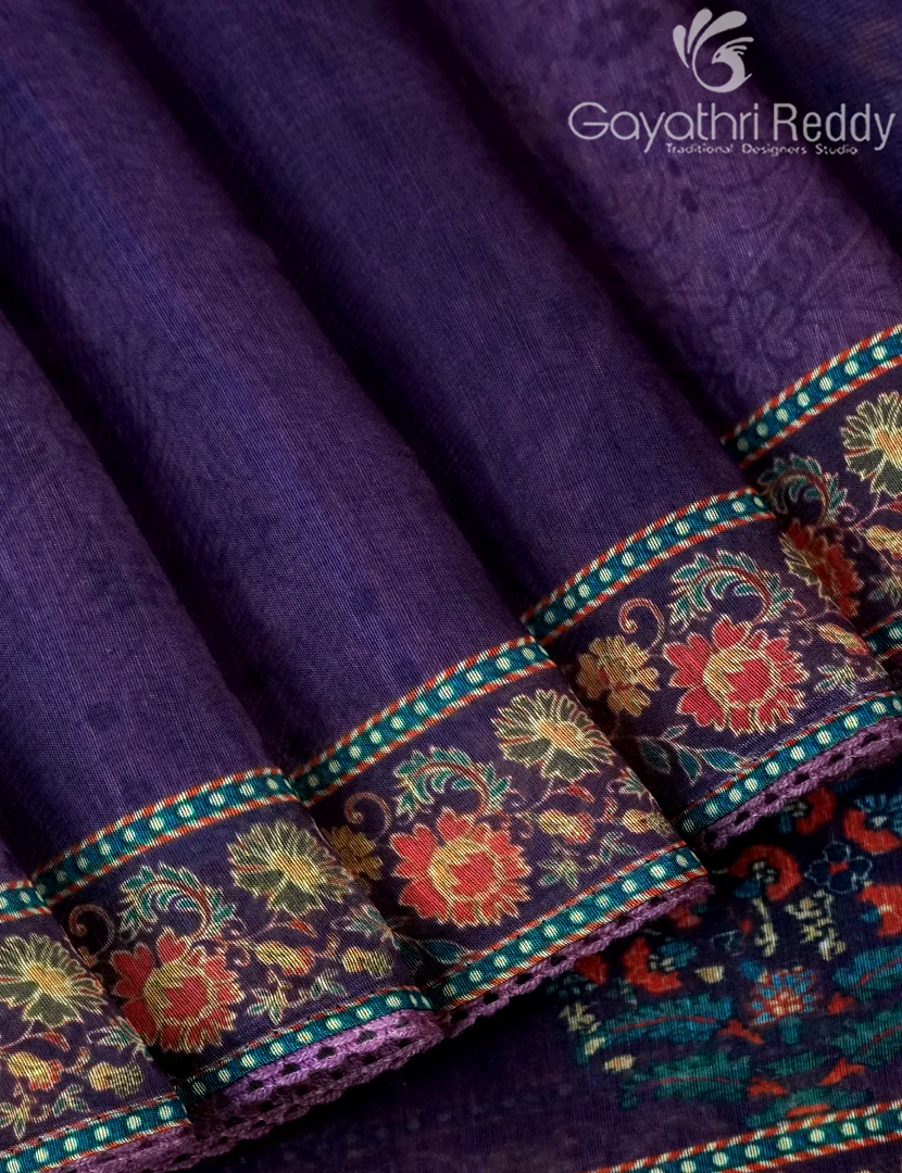 CHANDERI SILK SAREE-CPS1091 - Image 4