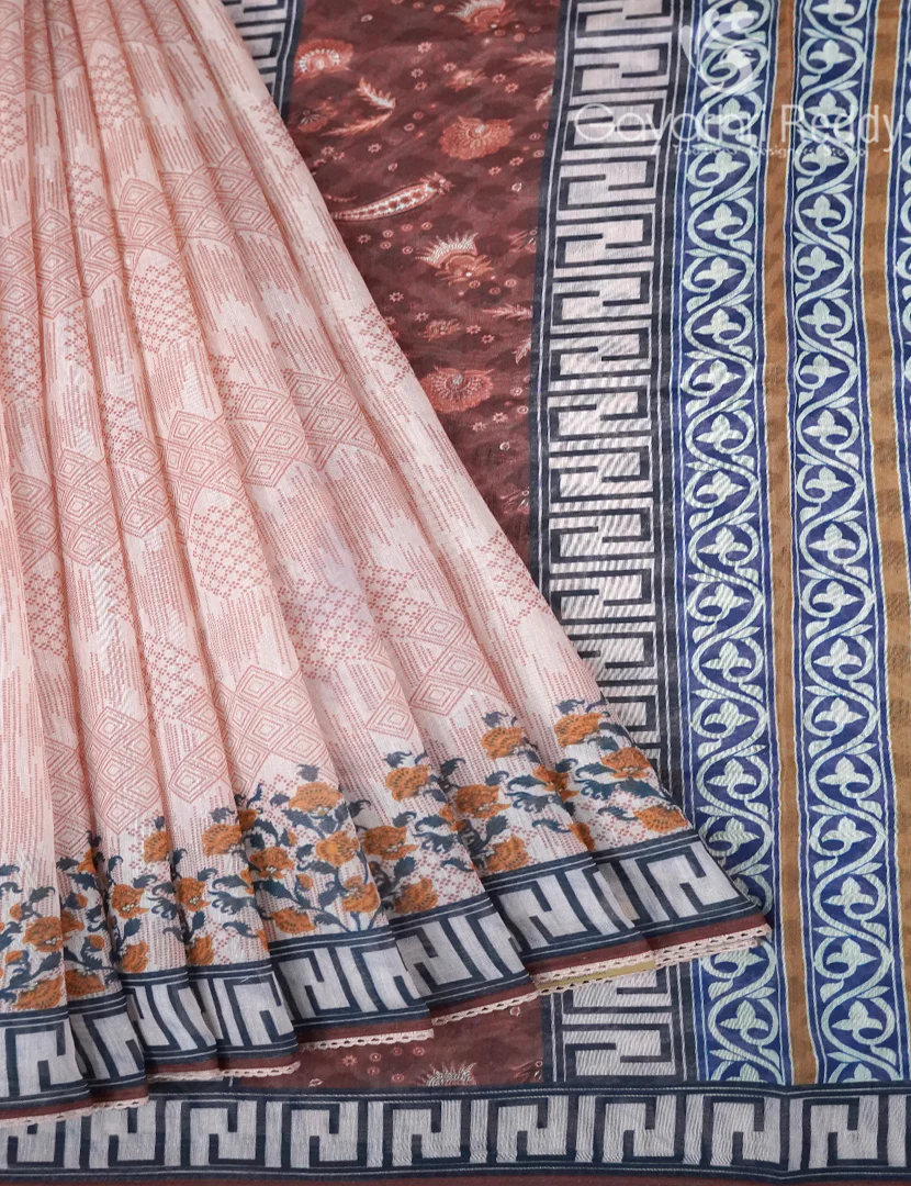CHANDERI SILK SAREE-CPS1096 - Image 2