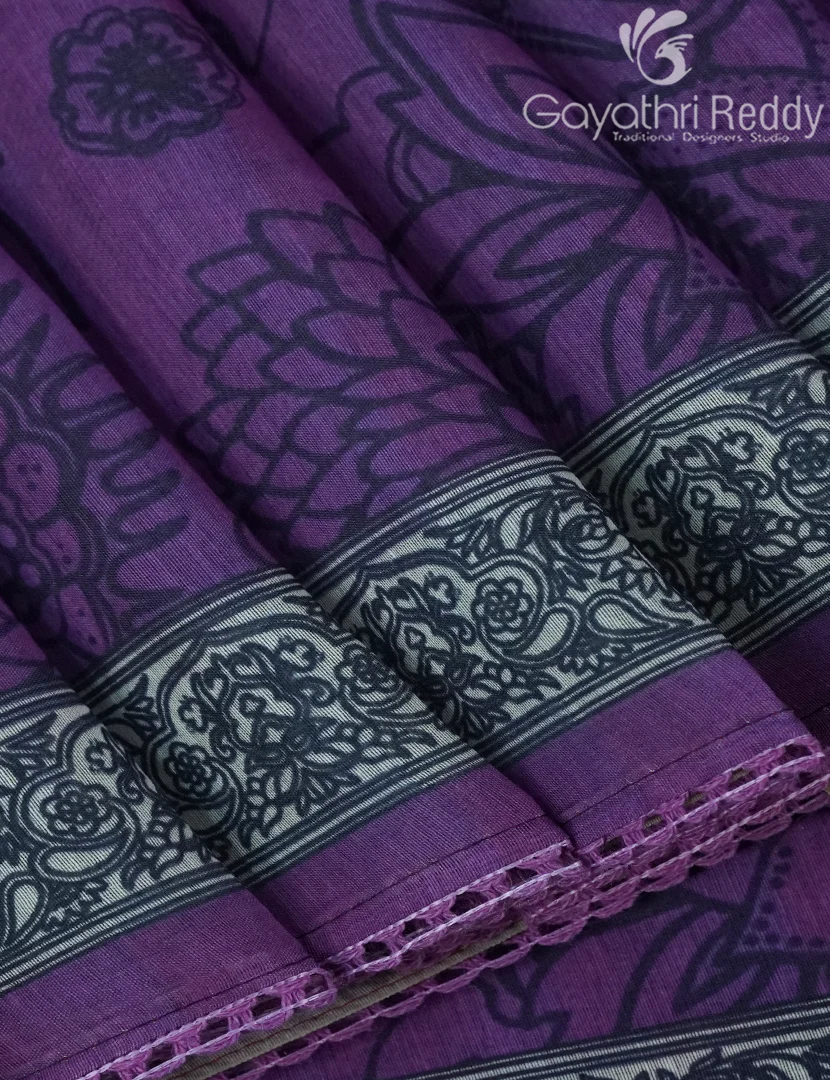 CHANDERI SILK SAREE-CPS1097 - Image 4