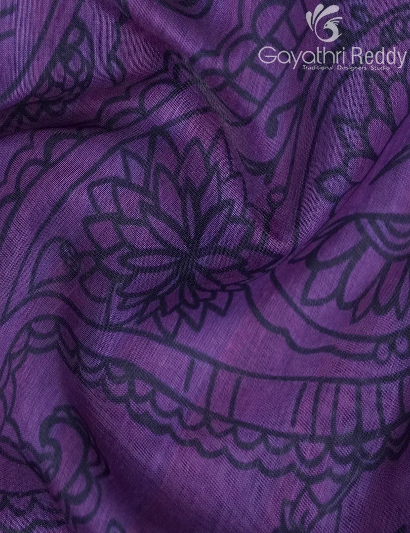 CHANDERI SILK SAREE-CPS1097 - Image 5