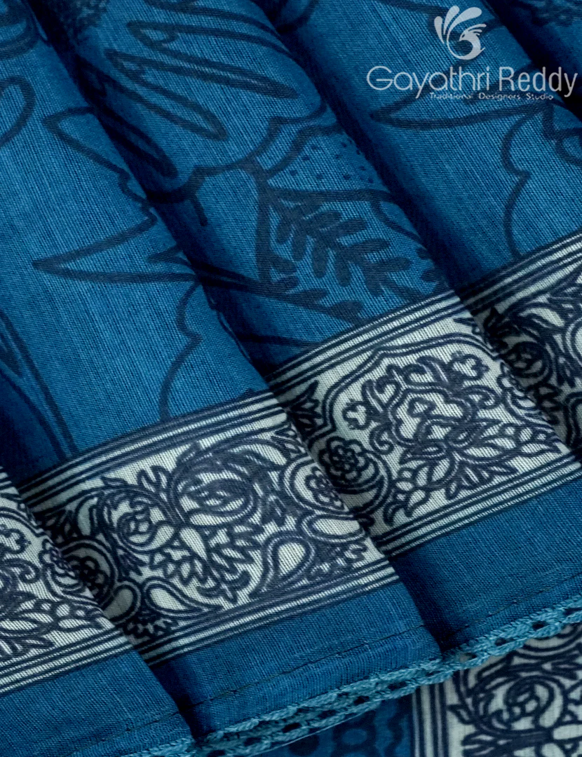 CHANDERI SILK SAREE-CPS1098 - Image 4