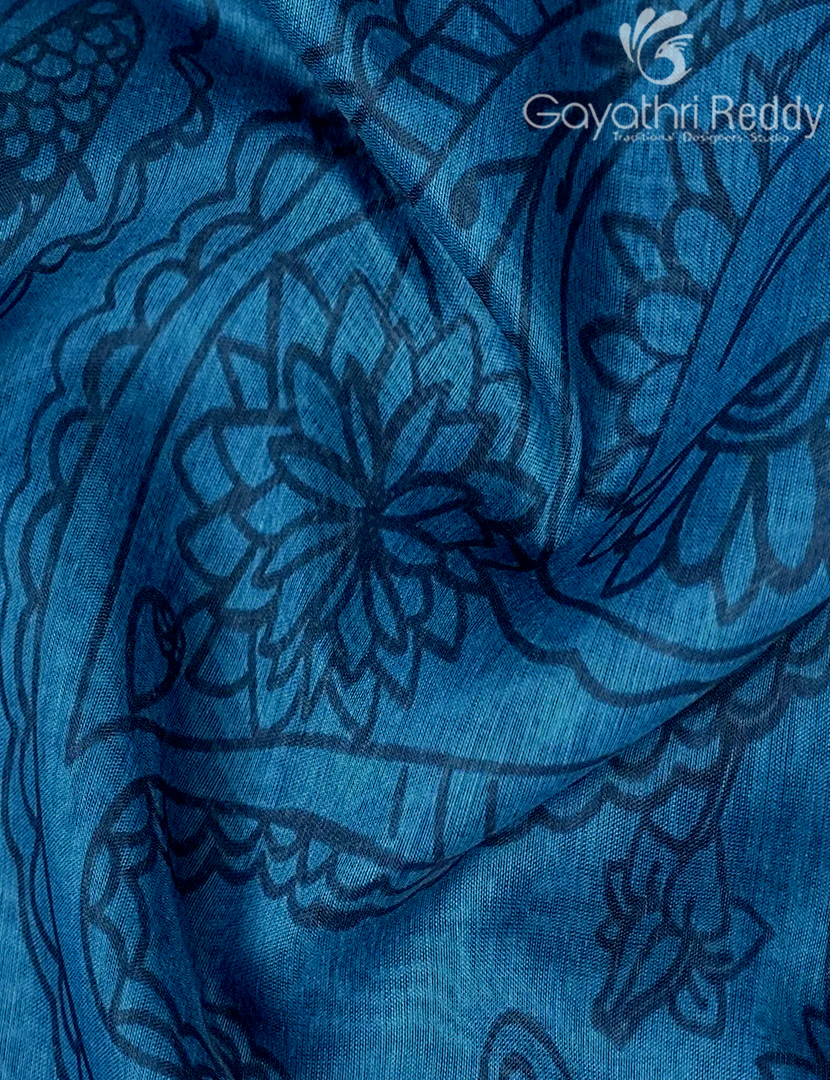 CHANDERI SILK SAREE-CPS1098 - Image 5
