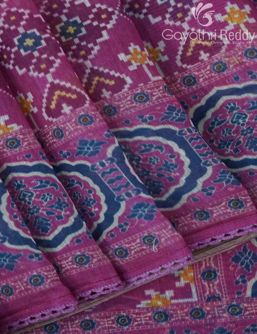 CHANDERI SILK SAREE-CPS1100 - Image 5