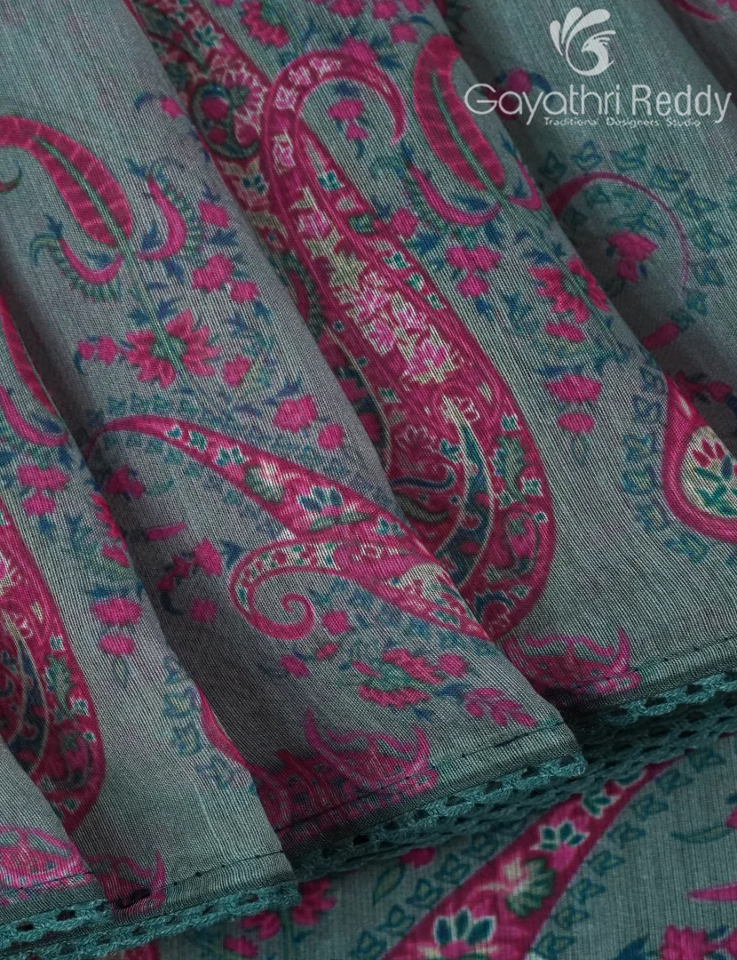 CHANDERI SILK SAREE-CPS1107 - Image 4