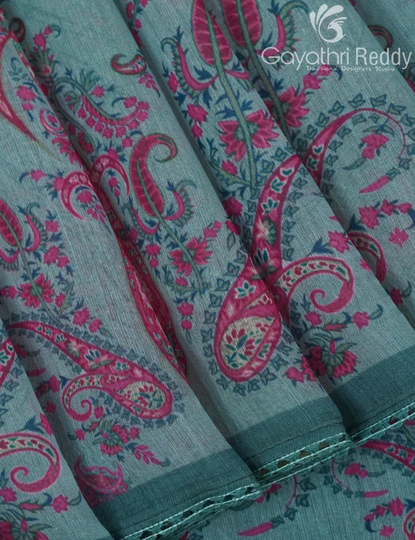 CHANDERI SILK SAREE-CPS1109 - Image 4
