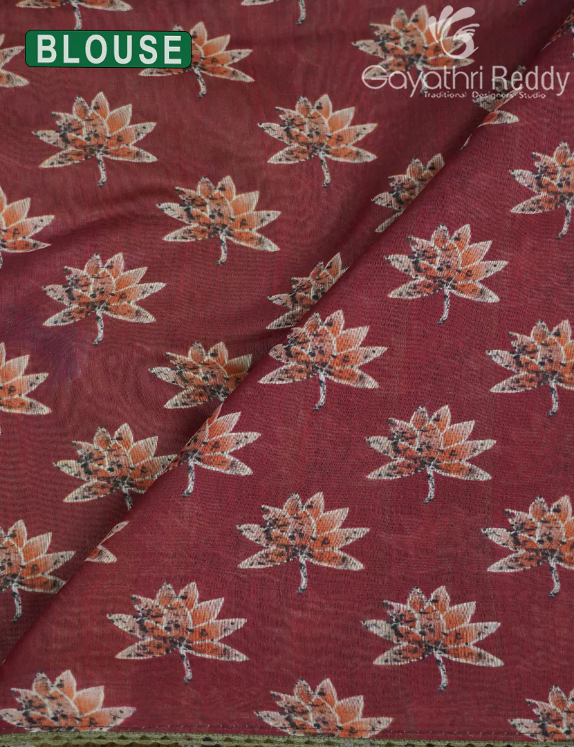 CHANDERI SILK SAREE-CPS1110 - Image 3