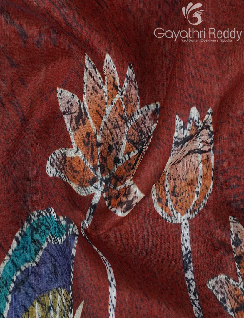 CHANDERI SILK SAREE-CPS1113 - Image 5