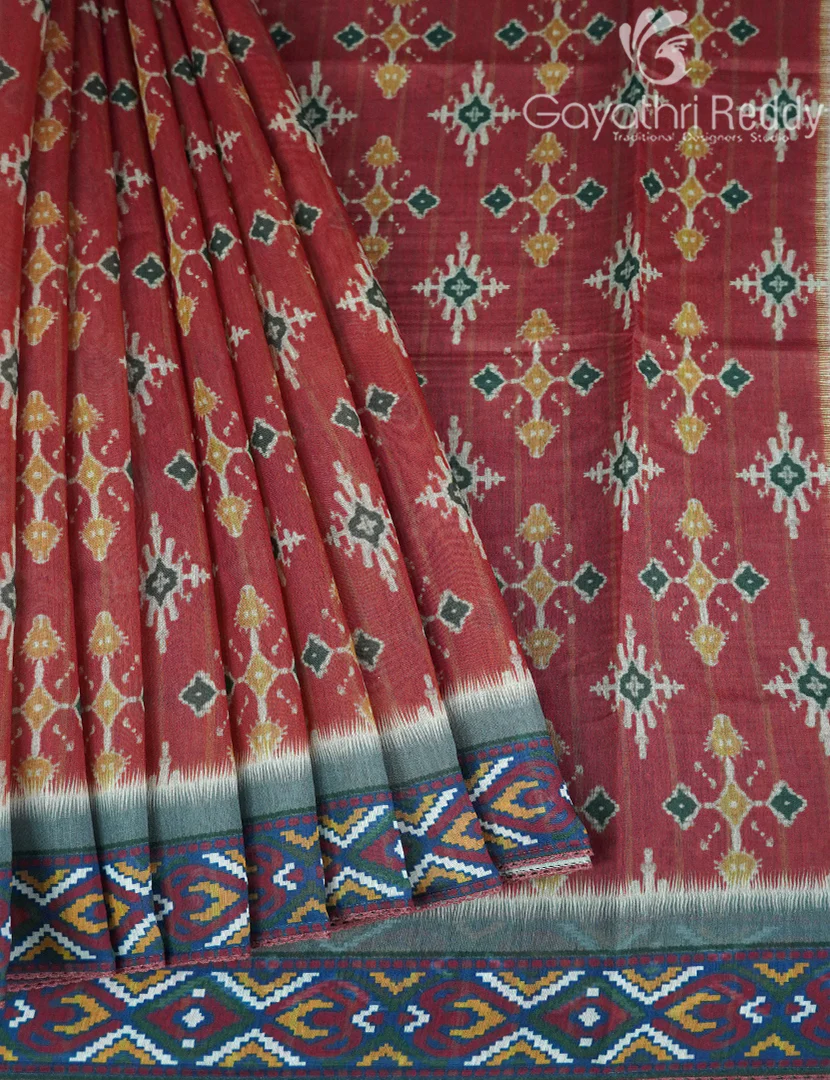 CHANDERI SILK SAREE-CPS1120 - Image 2