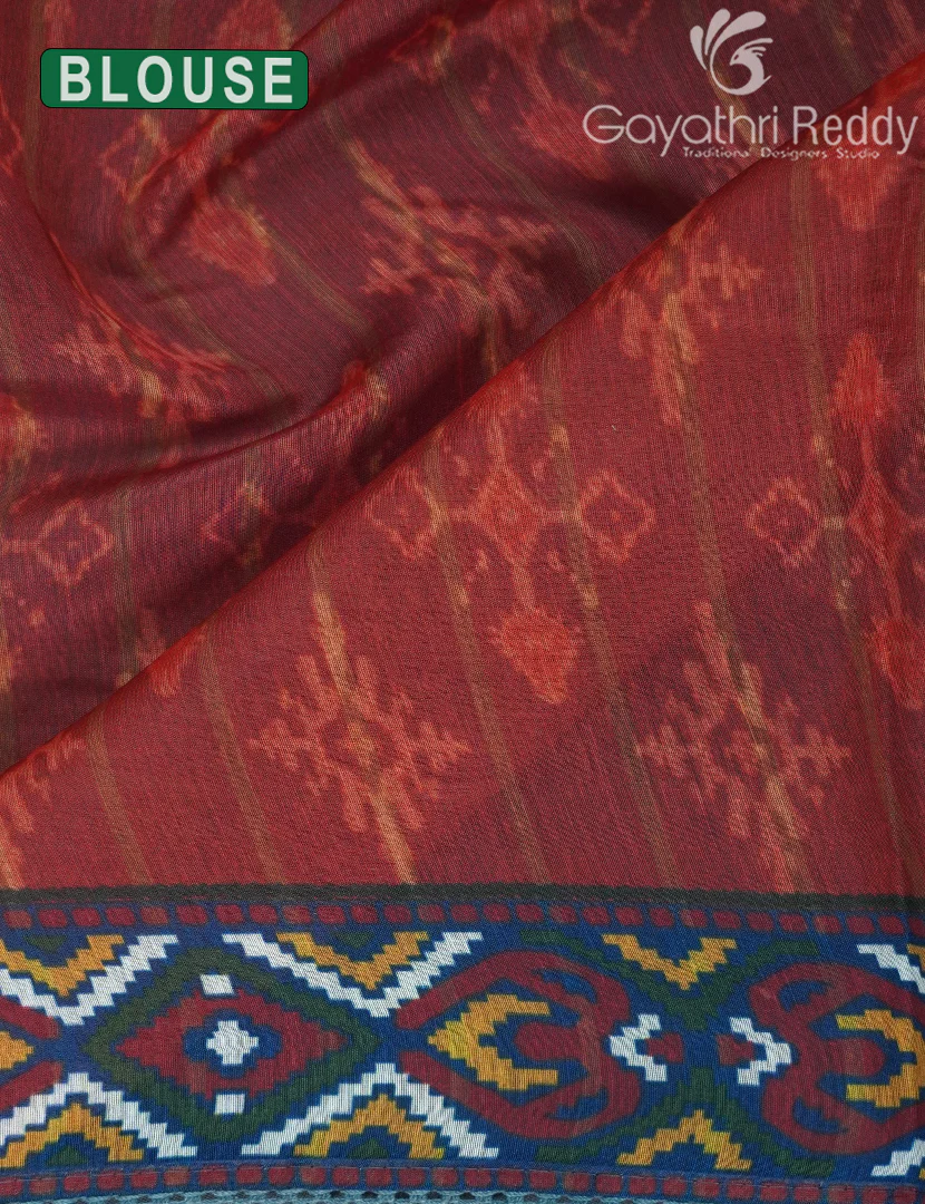 CHANDERI SILK SAREE-CPS1121 - Image 4
