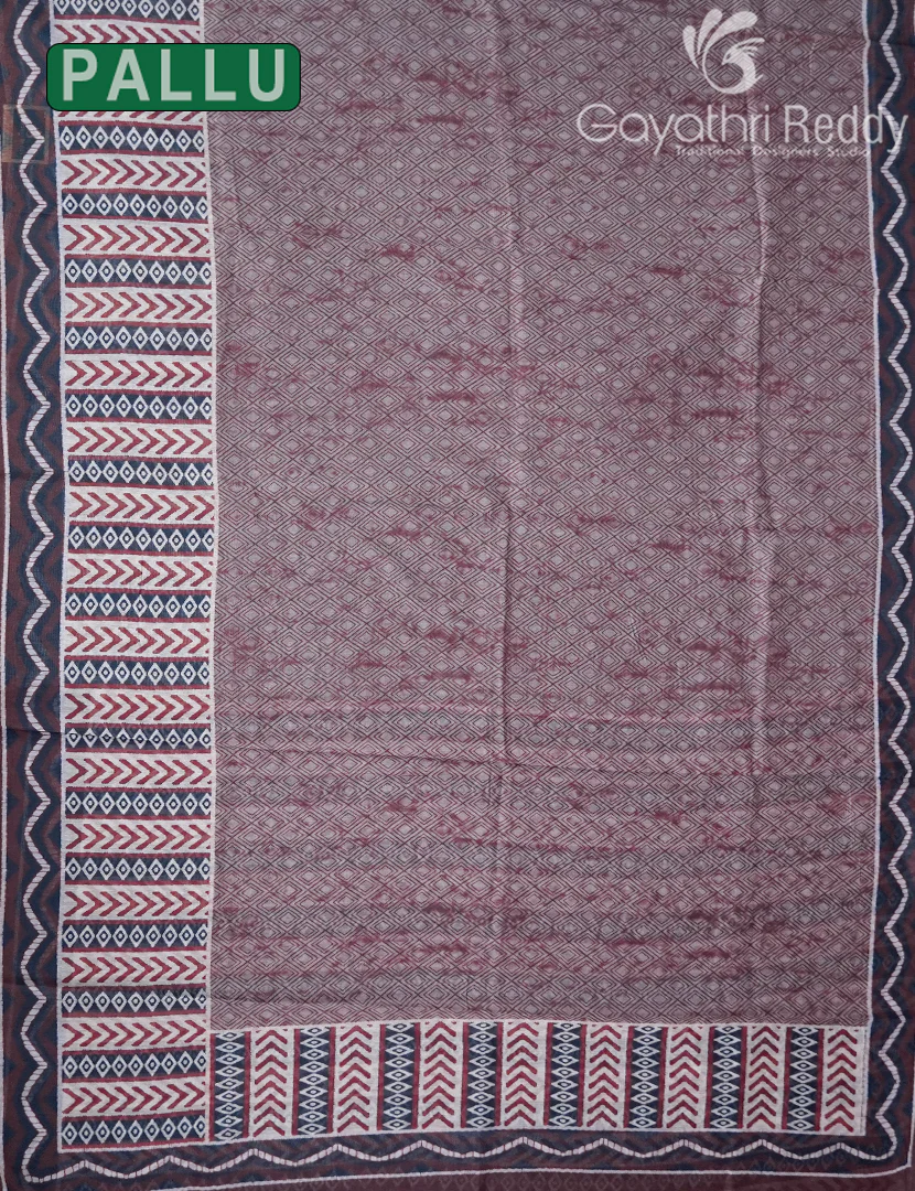 CHANDERI SILK SAREE-CPS1122 - Image 2