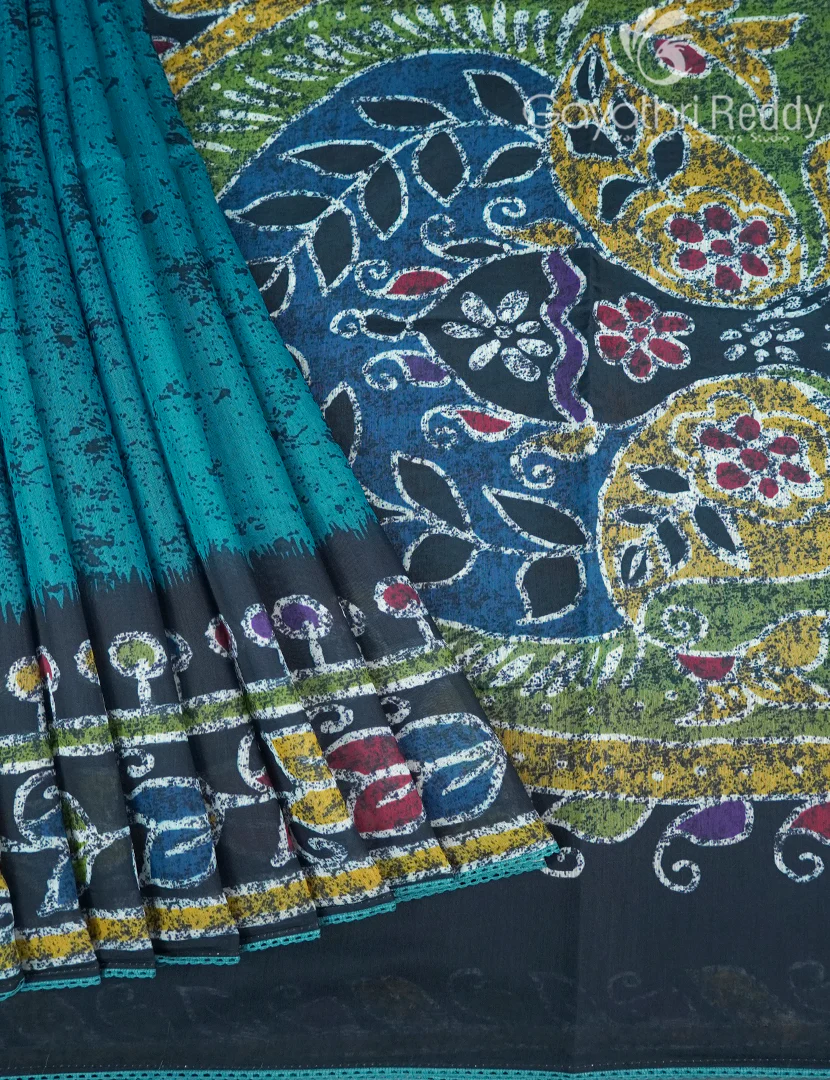 CHANDERI SILK SAREE-CPS1126 - Image 2
