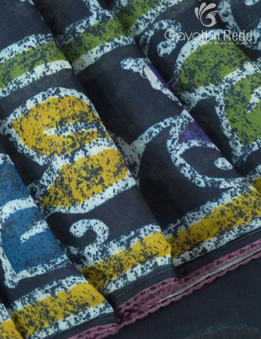 CHANDERI SILK SAREE-CPS1127 - Image 5